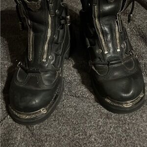 Harley-Davidson Black Leather boots size 7.5